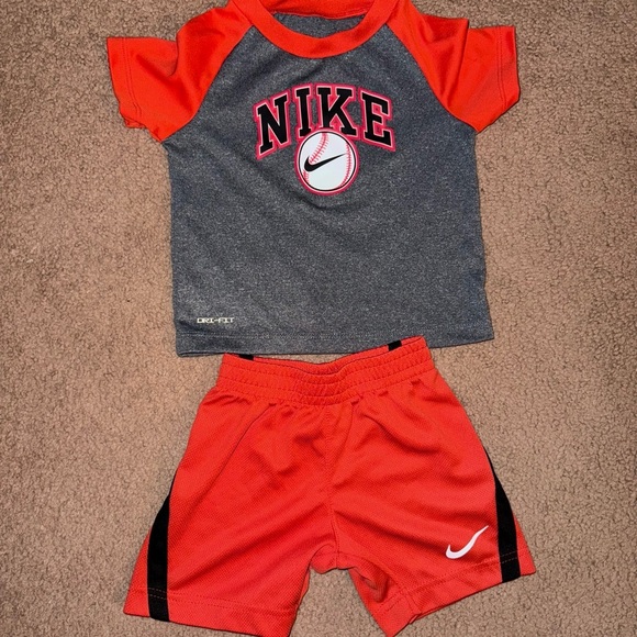 Nike Other - Nike Red and Gray Dri-FIT Toddler Set, Size 24 months